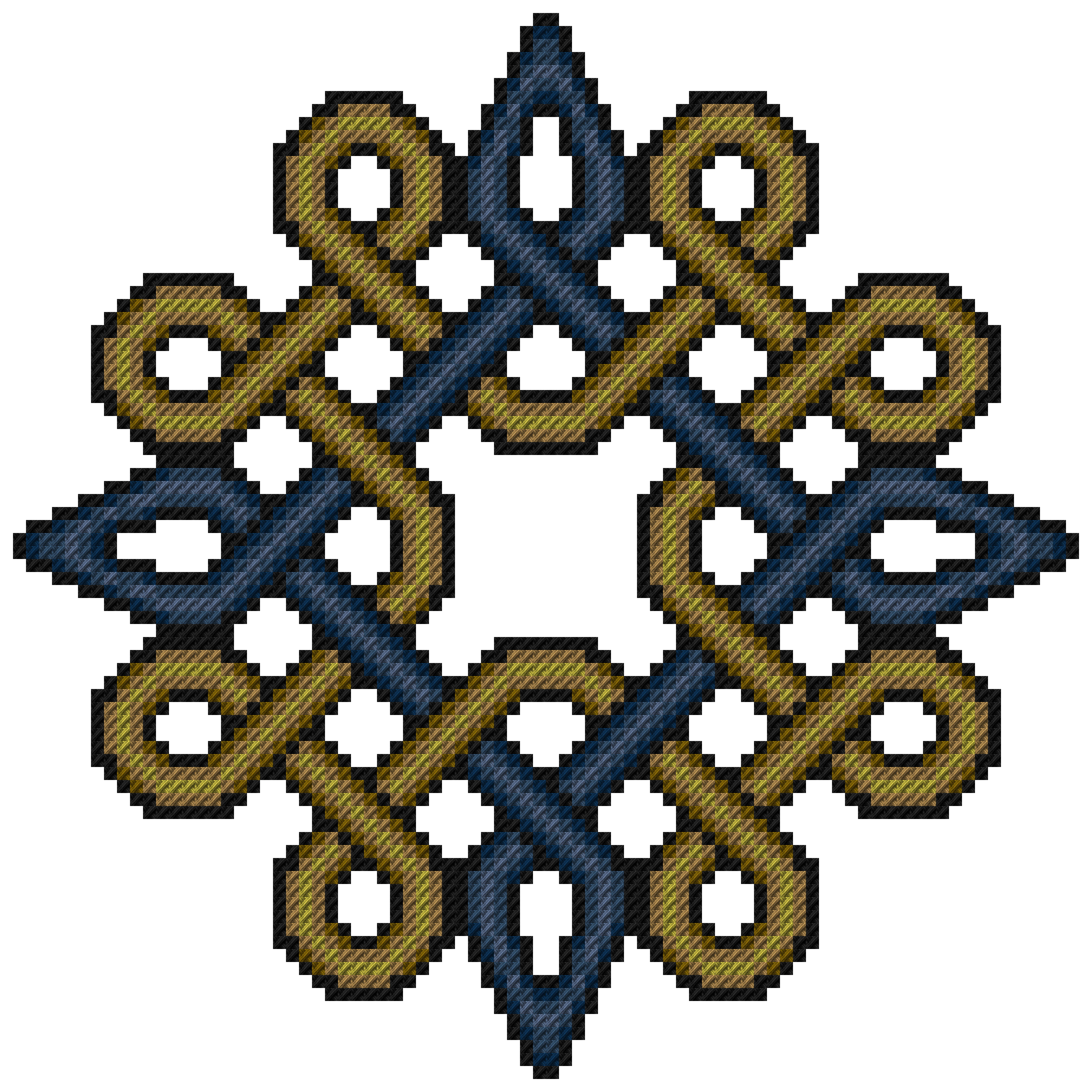 Event Horizon in Gold + Sapphire